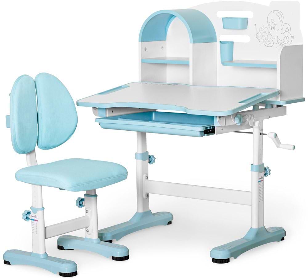 Комплект мебели школьный Mealux Octo Blue (BD-33 BL)